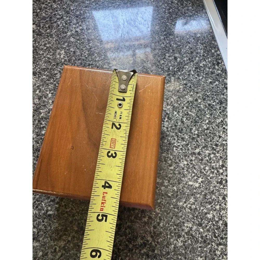 Vintage Wood Recipe Box File Box With Dividers